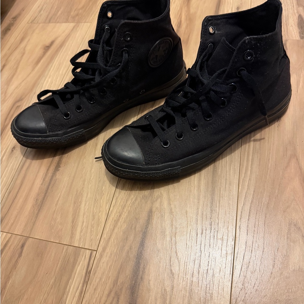 Converse All Black Unisex High-Top Sneakers